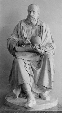 statua di Galileo di Emilio Demi (1798-1863)
